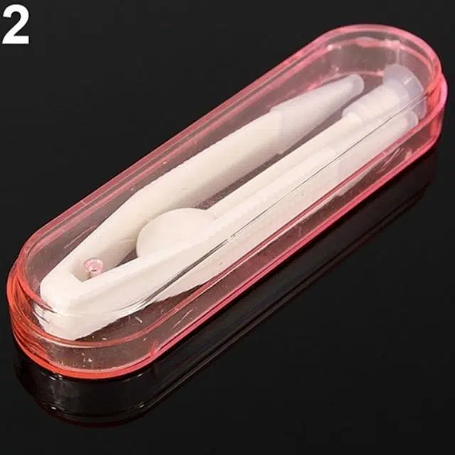 Contact Lens Tweezers and Clip with Case - Image 2